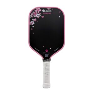 Cherry Blossom USAP PBCoR .43 certified AIREO Cyclone 16mm Pickleball Paddle – NanoGraph Grit Surface with PulseFoam™ Power Core for Pro-Level Performance